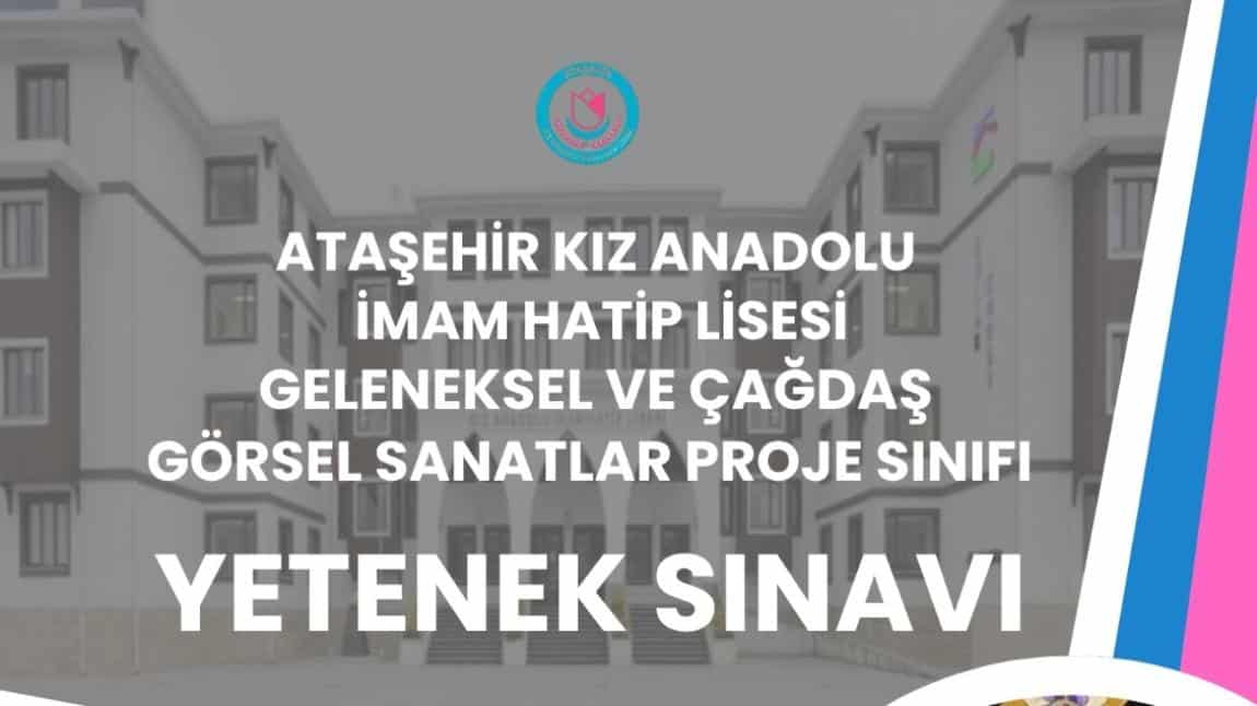 GELENEKSEL VE ÇAĞDAŞ GÖRSEL SANATLAR PROJE SINIFI BAŞVURU 